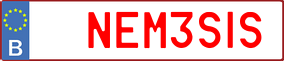 Truck License Plate